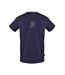 Mens Logo Crew Neck Regular T-shirt Navy Aquascutum-2