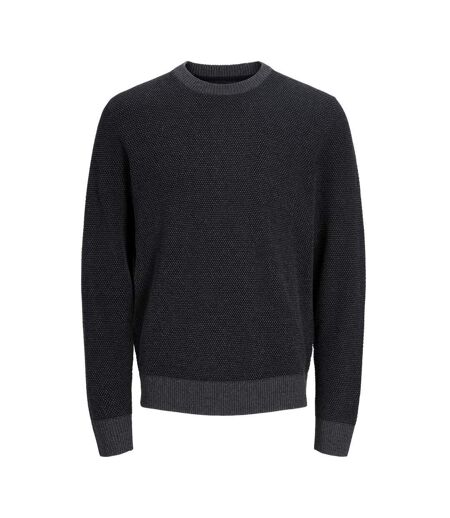 Pull gris foncé homme jack & jones globe knit