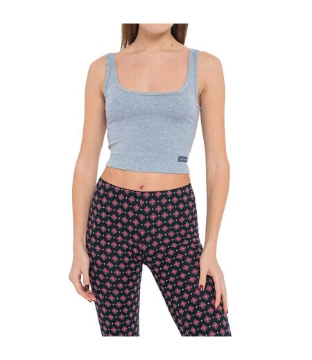 Débardeur Femme Bleu Chambray Chiné Calvin Klein