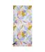 Abstract floral microfibre beach towel blue/pink Regatta-1