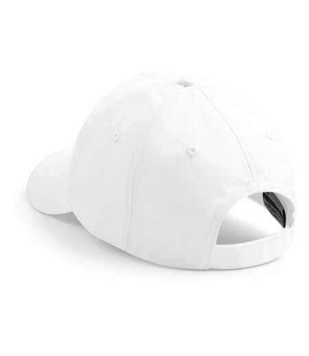 Casquette de baseball 100% coton adulte unisexe blanc Beechfield