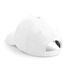 Casquette de baseball 100% coton adulte unisexe blanc Beechfield-2