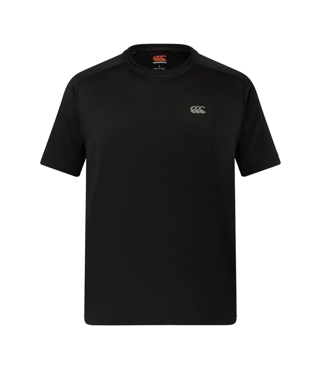 Mens Tempo Short-sleeved T-shirt Black Canterbury-2