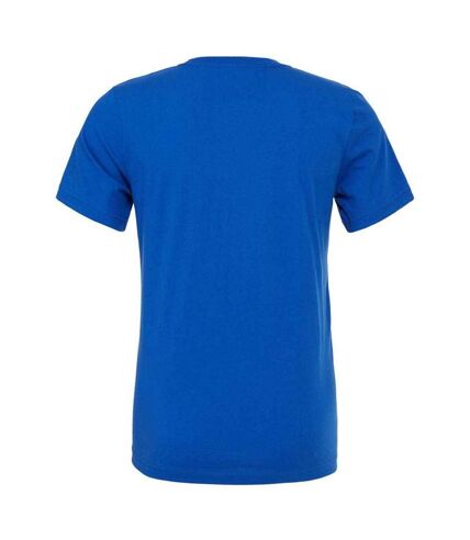 Adults unisex crew neck t-shirt royal blue Bella + Canvas