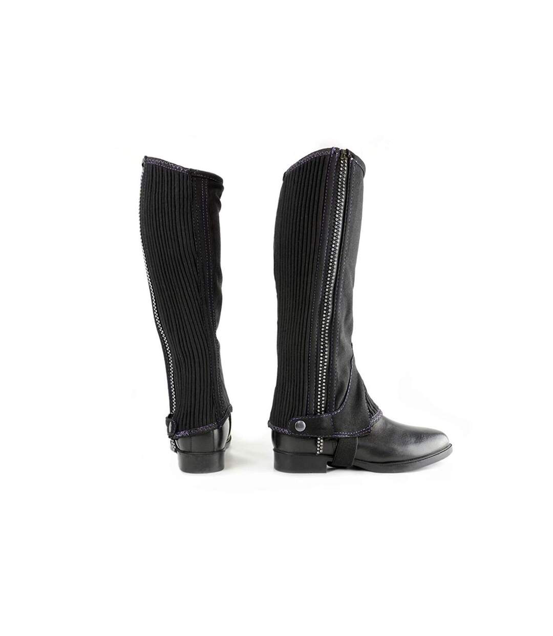 HyLAND Adultes Amara Diamante Half Chaps (Noir) - UTBZ1079