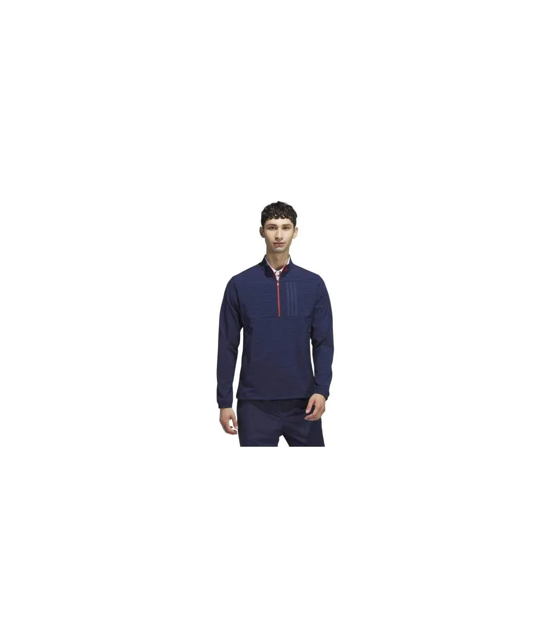 Mens Ultimate365 Tour Half Zip Golf Pullover Navy Adidas-2