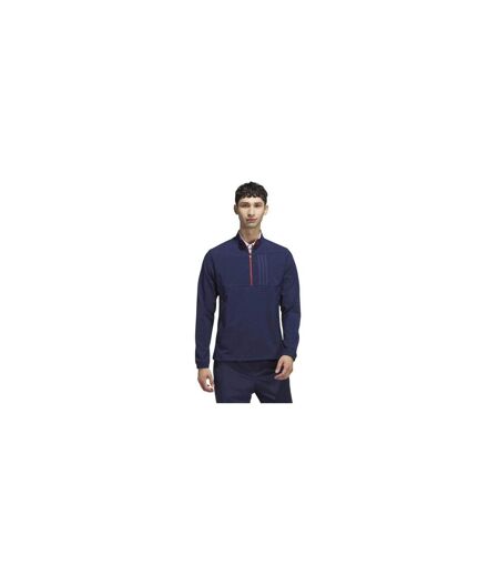 Mens Ultimate365 Tour Half Zip Golf Pullover Navy Adidas