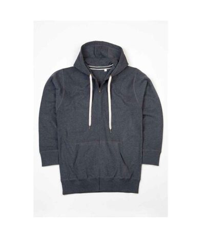 Mens full zip hoodie charcoal marl Superstar By Mantis