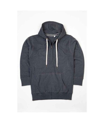 Mens full zip hoodie charcoal marl Superstar By Mantis