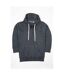 Mens full zip hoodie charcoal marl Superstar By Mantis-1