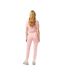Womens/ladies Polycotton Joggers Pink Lacoste-3