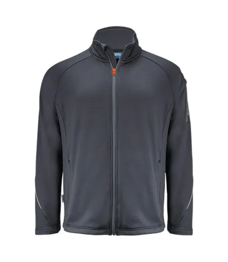 Mens 3319 Microfleece Fleece Jacket Grey Projob