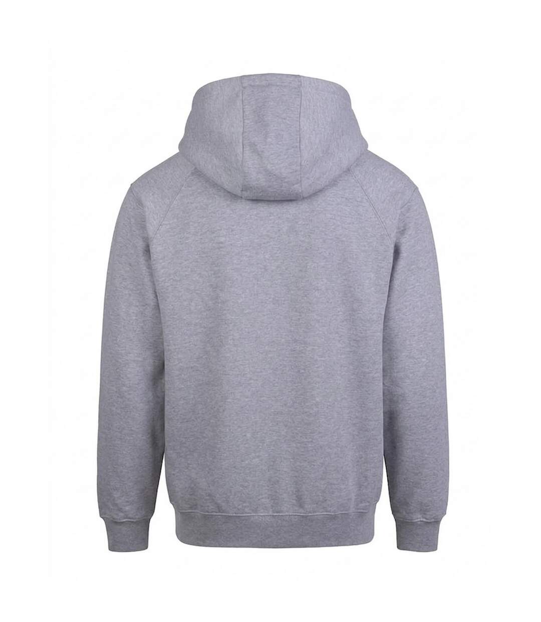 Mens Vision Heavyweight Hoodie Heather Grey Awdis-2
