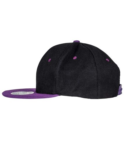 Lot de 2  casquettes bronx adulte noir/violet Result