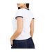 Unisex Adult Contrast Detail Ringer Regular T-shirt White Navy Brave Soul-3