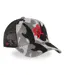 Casquette trucker imitation fourrure avec filet logo brodé Mountain Rock'n Free Life-4