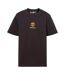 Mens Stacked Logo T-shirt Black Timberland-2