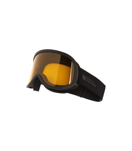 Unisex adult ski goggles one size black Mountain Warehouse