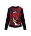 Sweat Manches Longues Motif/style Floral Femme Bleu Marine Ted Baker-2