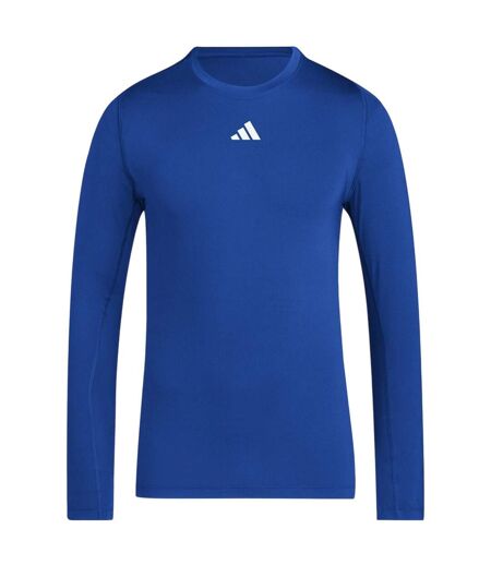 Haut Manches Longues Entraînement Techfit Homme Bleu Roi Adidas