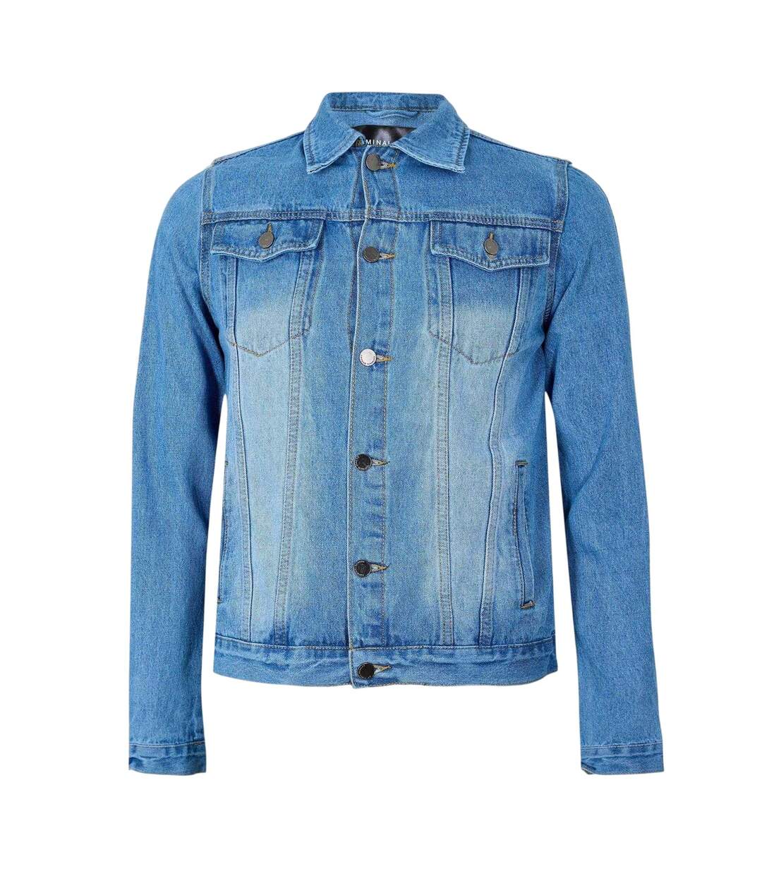 Mens Denim Jacket Blue Criminal Damage-2