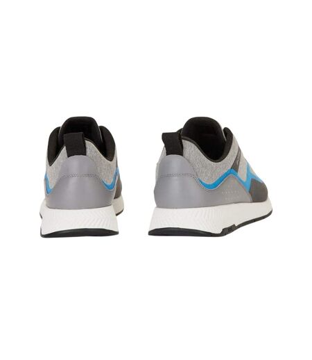 Mens Titanium Running Trainers Blue Grey Boss