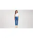Womens/ladies 501 Straight Leg Ankle Grazer Jeans Jazz Pop Levis-1