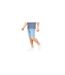 Mens Youlgreeve Denim Belted Shorts Light Wash Crosshatch-1