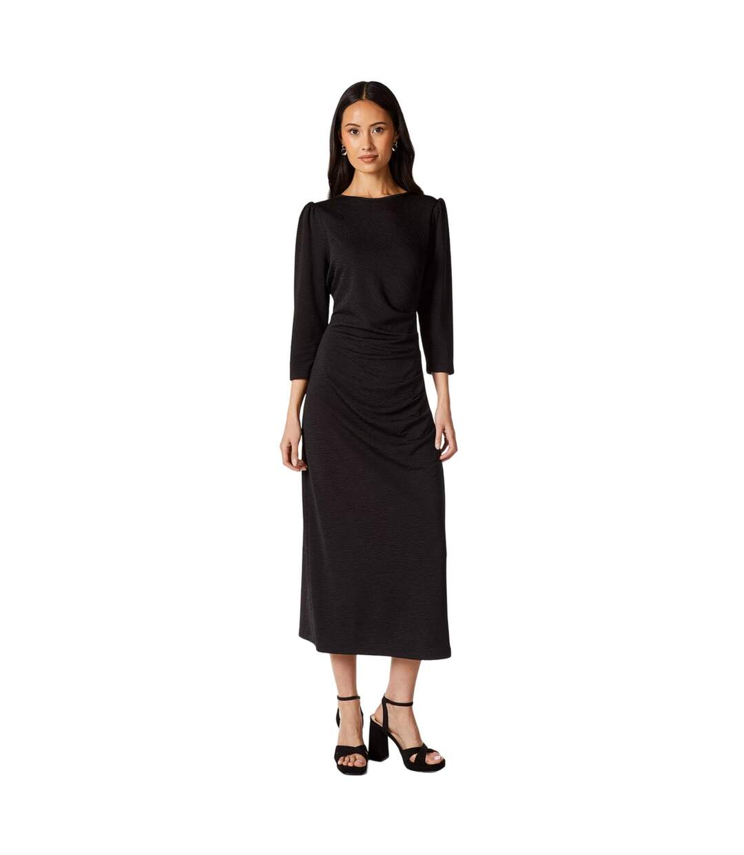 Robe mi-longue femme noir Principles