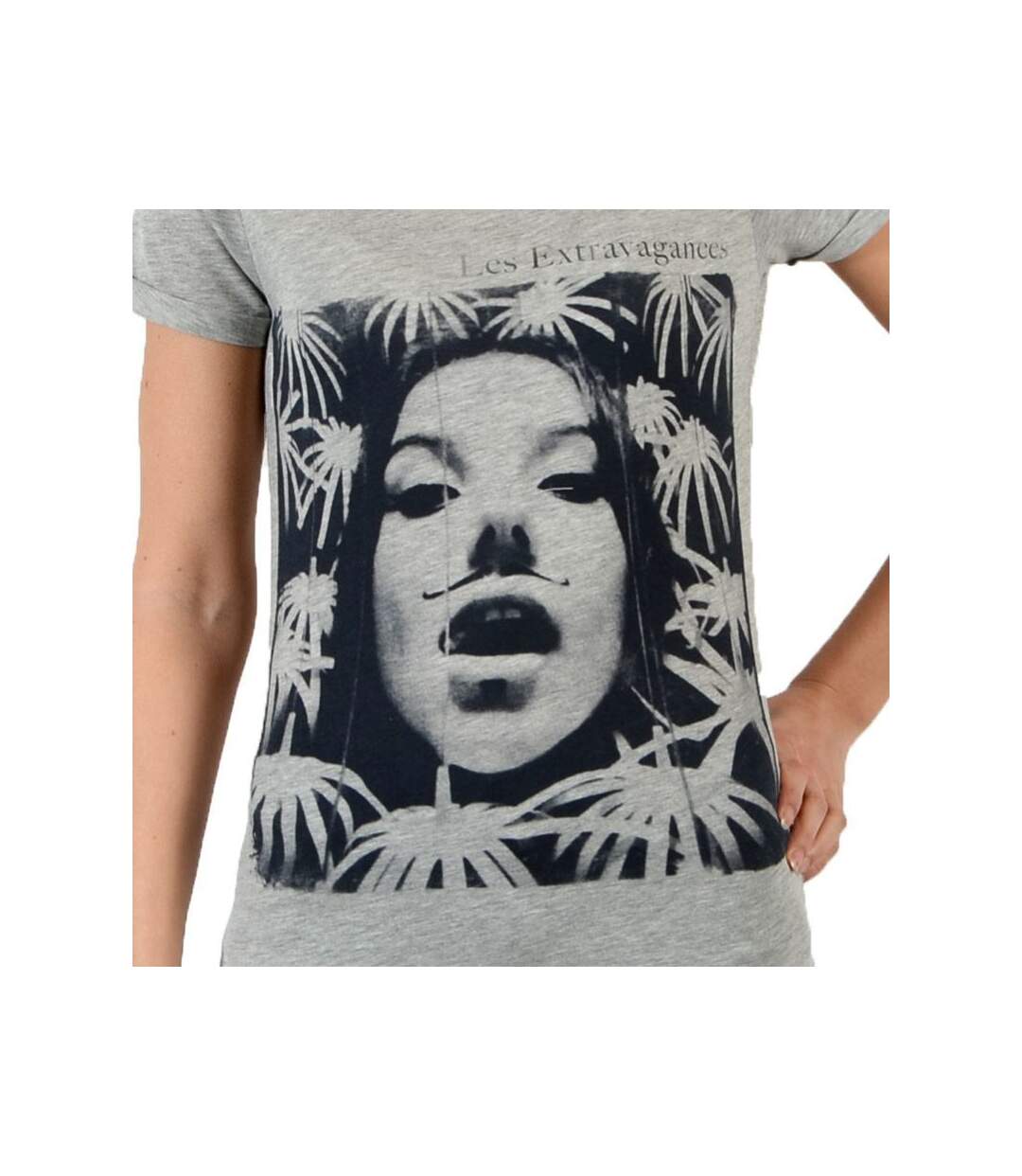 Tee Shirt Only Circus Les Miss Von Light Grey-3