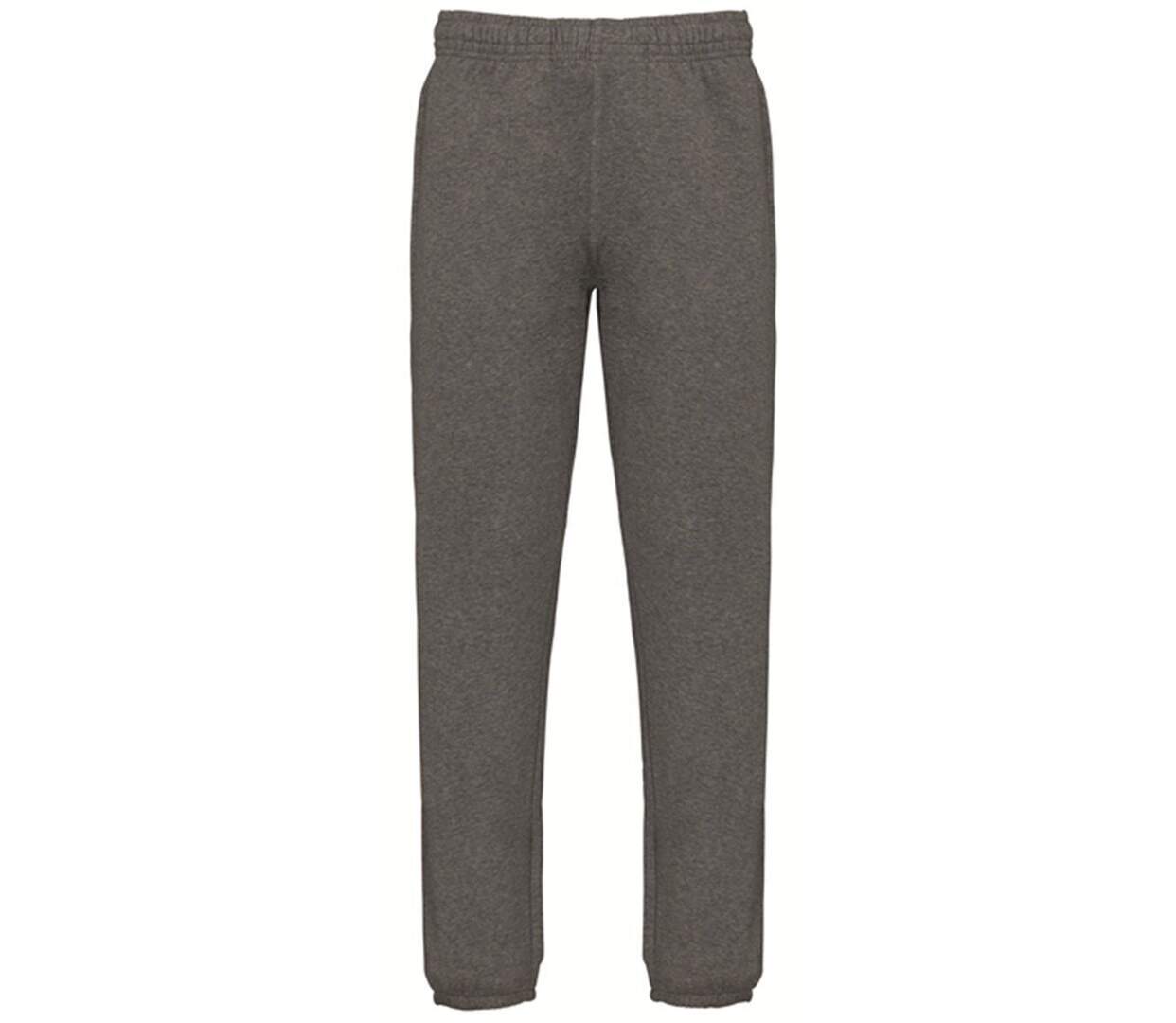 Pantalon jogging molleton - Homme - K7025 - gris chiné-1