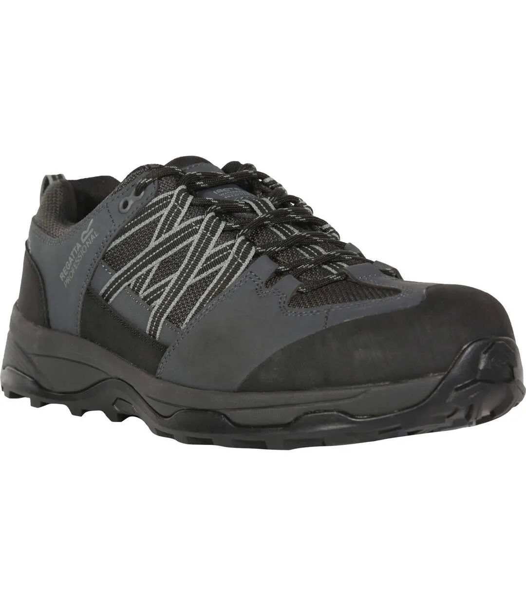 Baskets De Sécurité Homme Noir Gris Foncé Regatta Professional-2