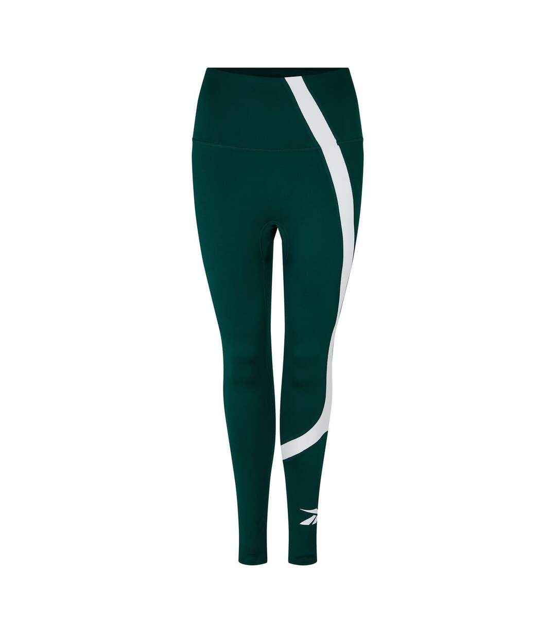 Legging Motif/style Tourbillon Femme Vert Reebok-1