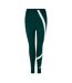 Legging Motif/style Tourbillon Femme Vert Reebok-1