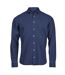Chemise Manches Longues Homme Bleu Denim Tee Jays-1