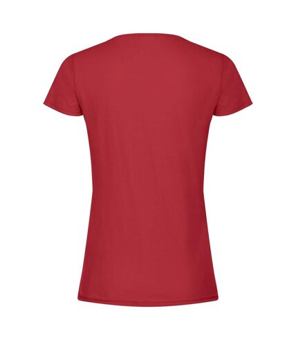 Fruit of the Loom Womens/Ladies Original Lady Fit T-Shirt (Red)