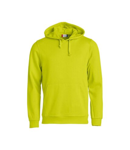 Sweat à capuche basic adulte vert fluo Clique