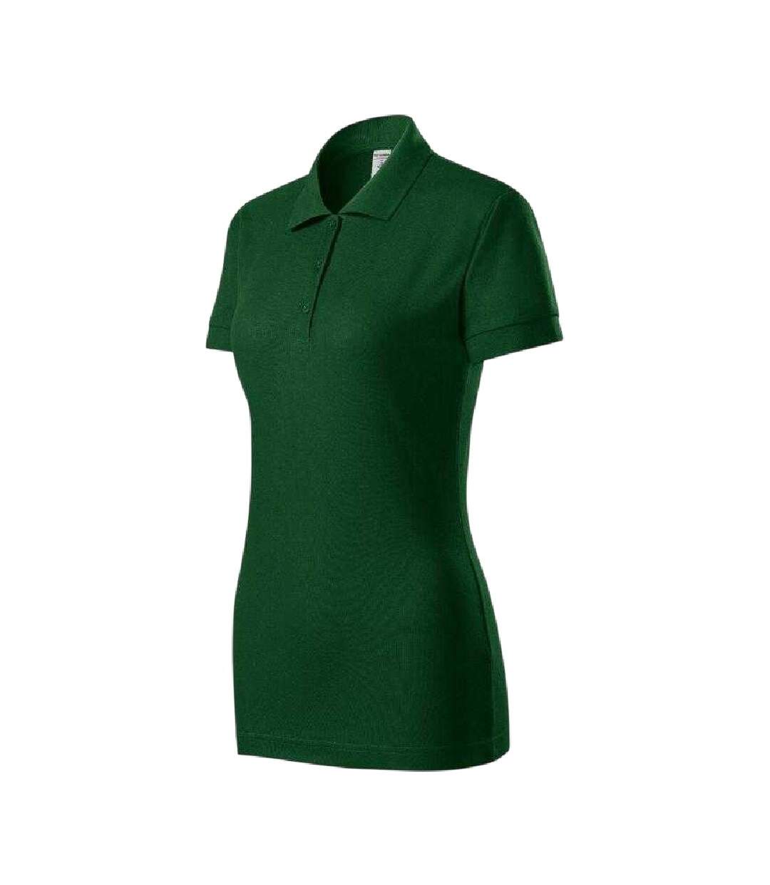Polo Manches Courtes Joy Femme Vert Foncé Piccolio-3