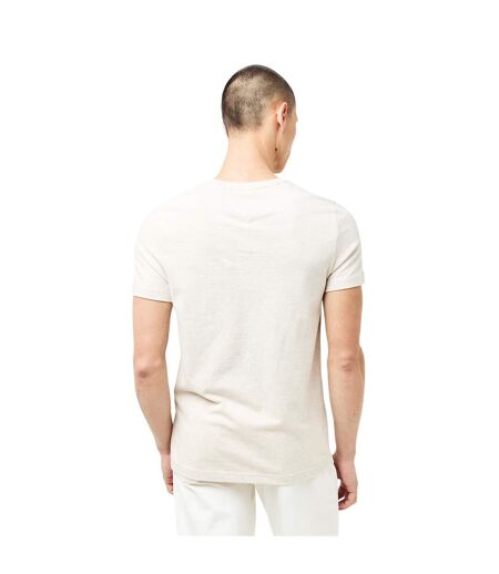 T-shirt Motif/style Logo Sur Poitrine Femme Beige Avoine Tommy Hilfiger
