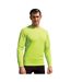 Spiro Mens Performance Long-Sleeved T-Shirt (Lime) - UTPC7234