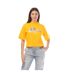 T-shirt femme jaune Palm Angels-1
