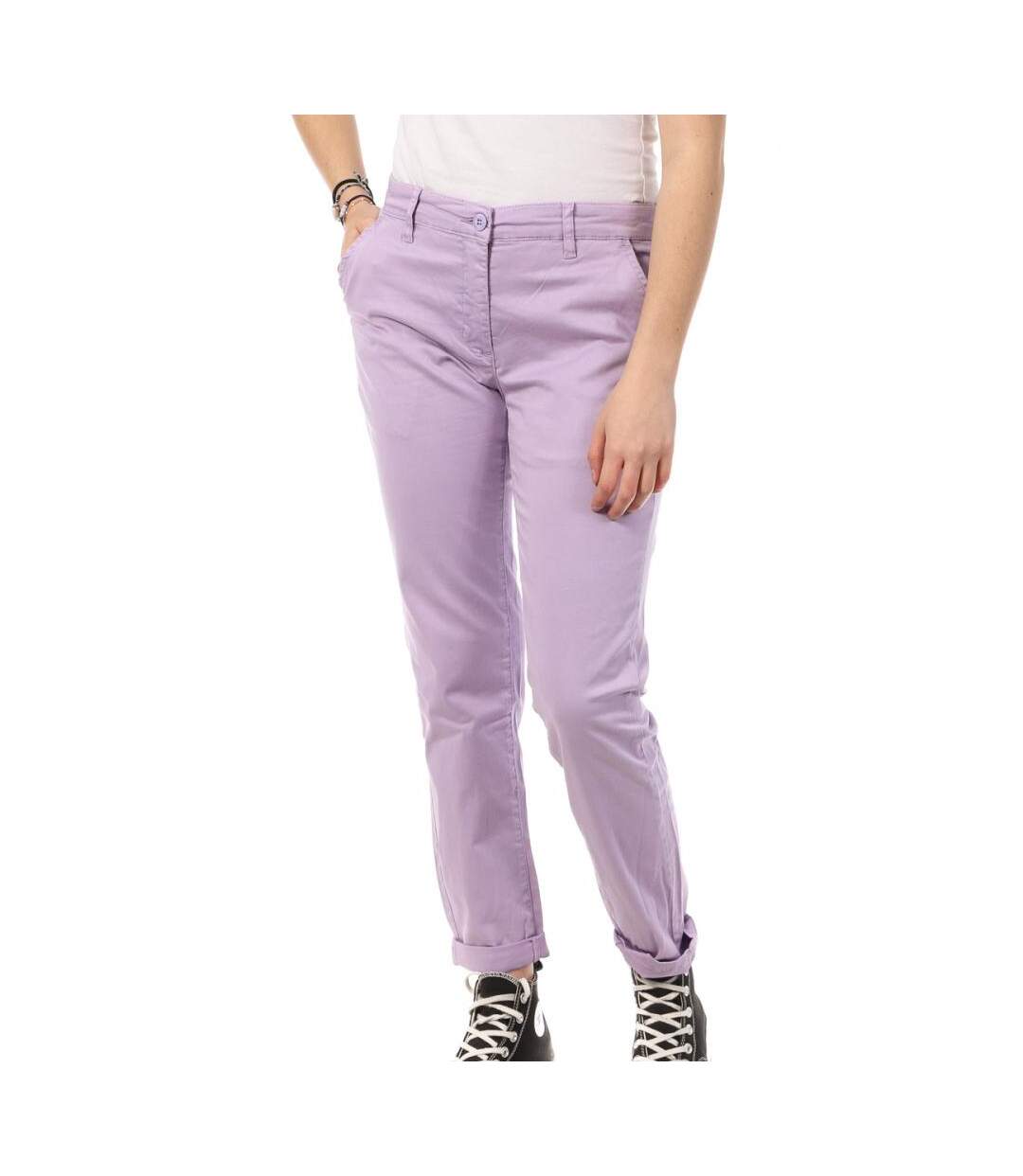 Pantalon Chino Violet Femme Joseph In Pia - 36