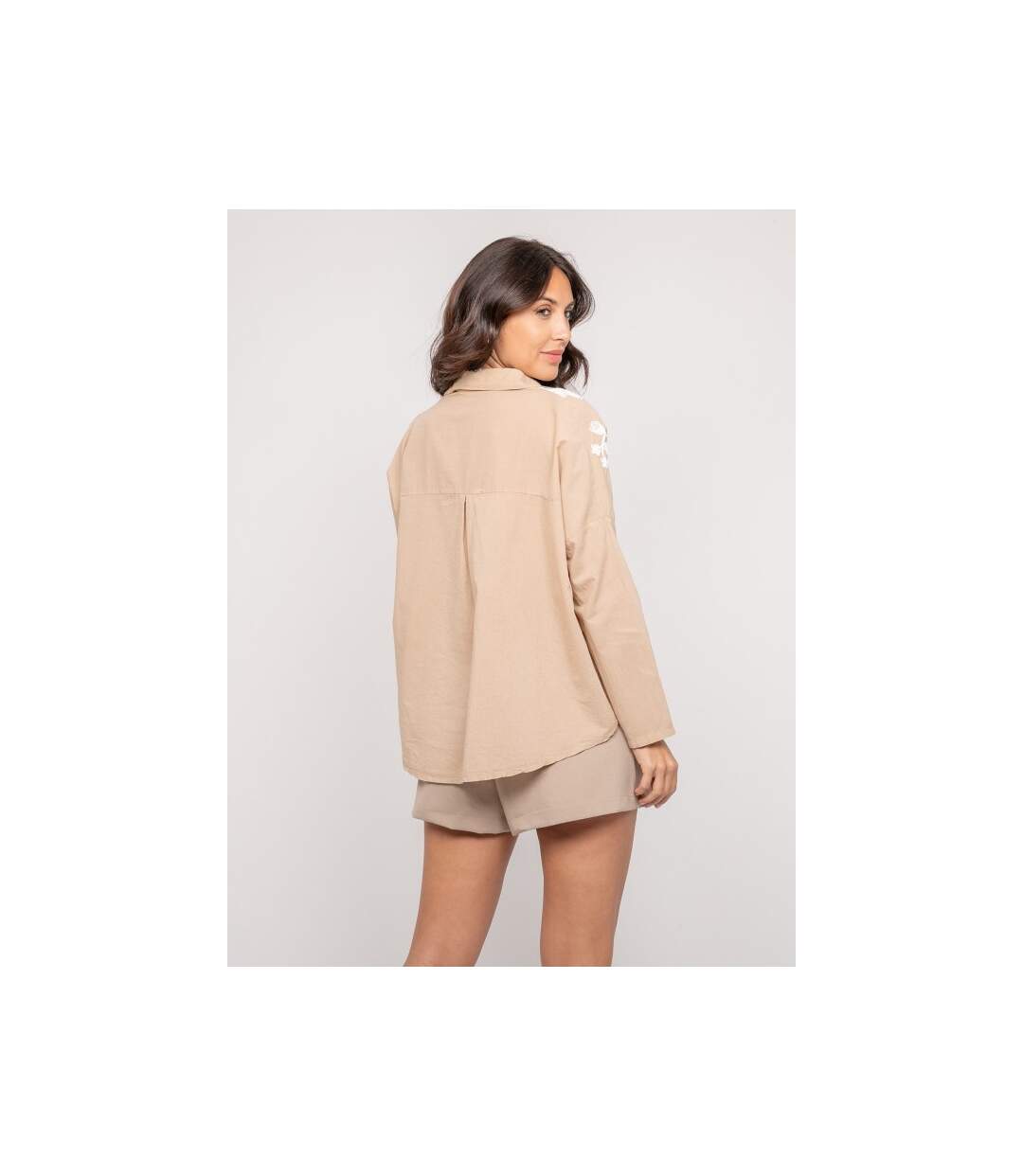Blouse manches longues broderie OPEYA - Dona X Lisa-2