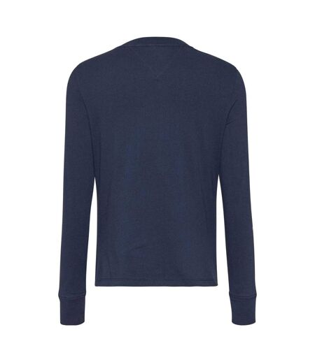 T-shirt Manches Longues Femme Bleu Marine Tommy Hilfiger