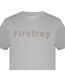 Mens Logo Cotton T-shirt White Stone Firetrap-3