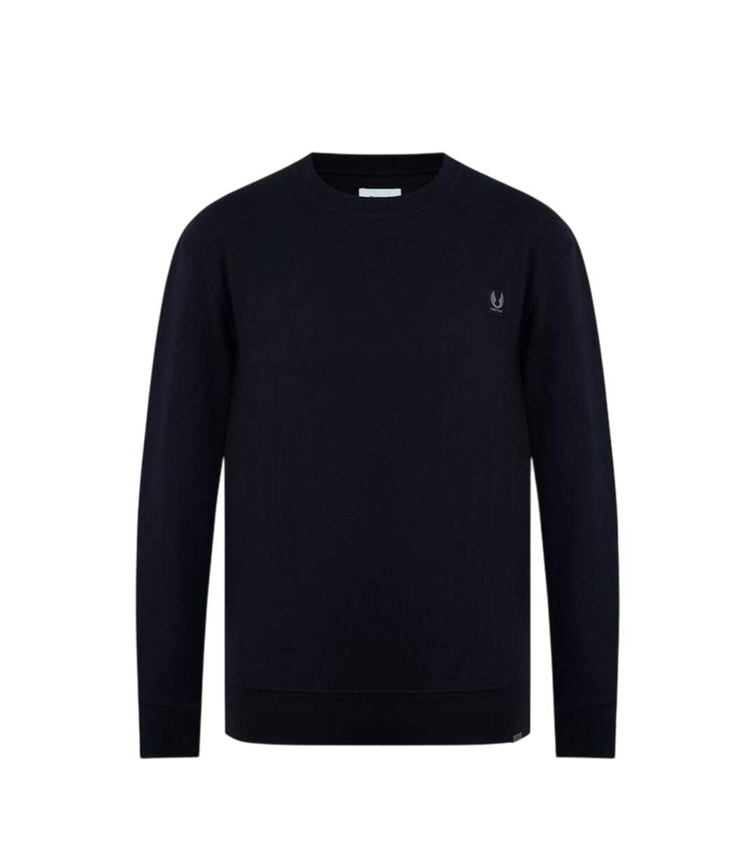 Mens Logo Regular Sweater Top Black Firetrap-1