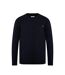 Mens Logo Regular Sweater Top Black Firetrap-1
