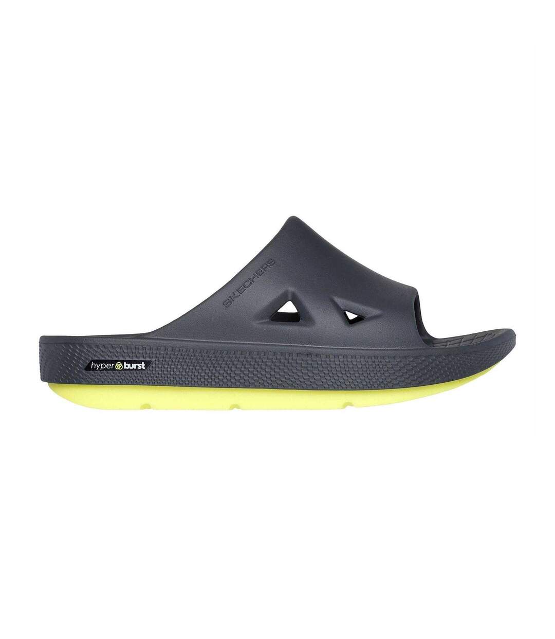 Claquettes Homme Anthracite Vert Skechers-3