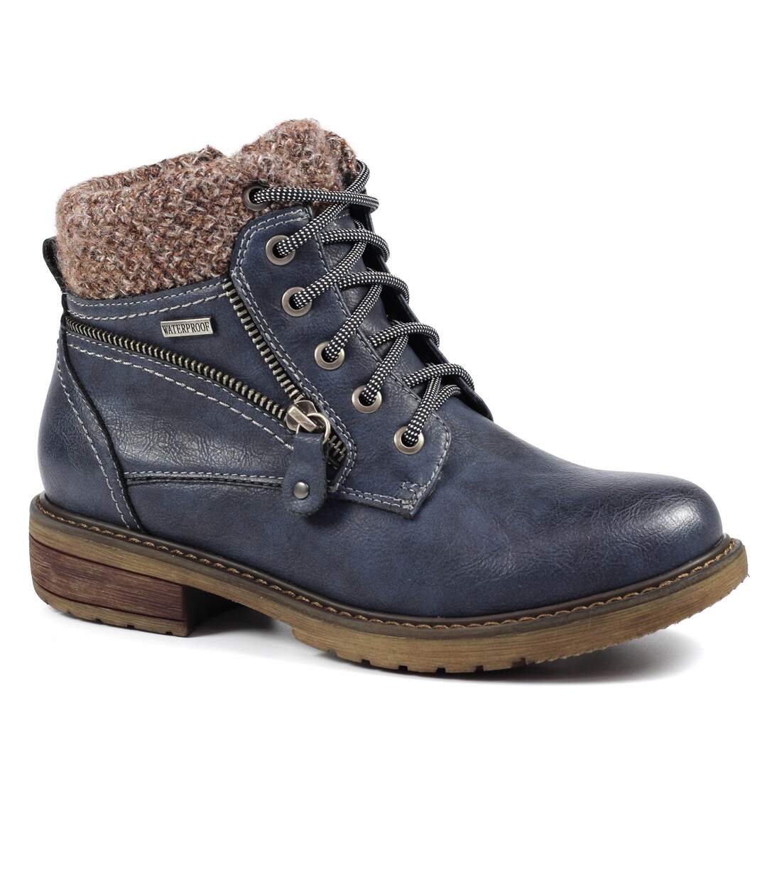 Bottines Benson Femme Bleu Lunar-1