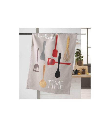 Torchon de Cuisine Cooking Time 50x70cm Beige